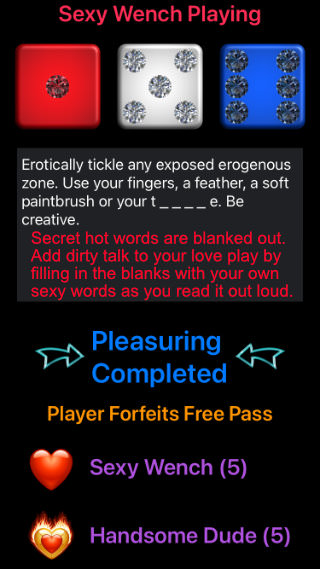 Frisky Foreplay Game Dirty Words