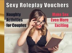 Sexy Roleplay Vouchers Naughty Activities for Couples