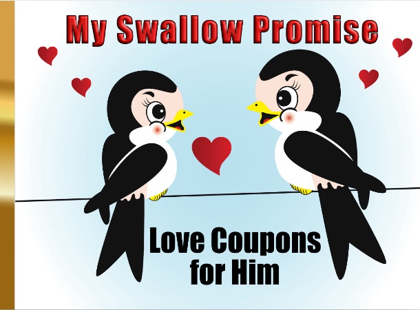 My Swallow Promise Love Coupons for Him cover